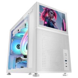 Mars Gaming MC-LCD MicroATX Mini Tower Case