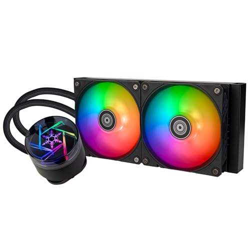 Silverstone NovaPeak 240 ARGB 75.74 CFM Liquid CPU Cooler