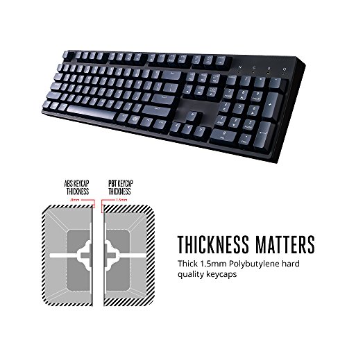 Cooler Master MasterKeys L (MX Brown) Wired Gaming Keyboard
