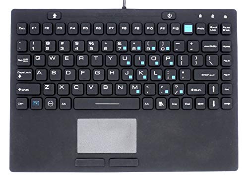 SolidTek Keyboard Wired Mini Keyboard With Touchpad