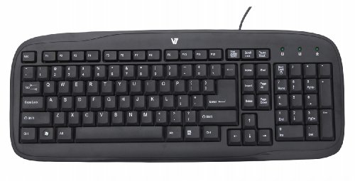 V7 KC0B2-6N6 Wired Standard Keyboard