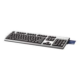 HP USB Smart Card CCID Keyboard Wired Standard Keyboard