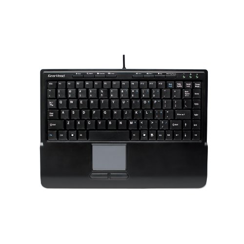 Gear Head KB4700TP Wired Mini Keyboard With Touchpad
