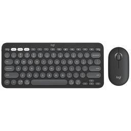 Logitech Pebble 2 Bluetooth/Wireless/Wired Standard Keyboard With Optical Mouse