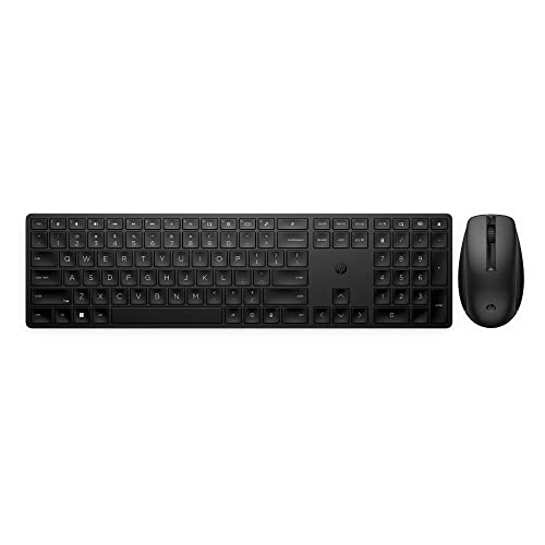 HP 650 Wired/Wireless Standard Keyboard With Optical Mouse