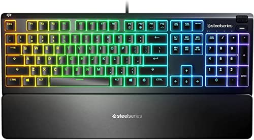 SteelSeries Apex 3 (2020) RGB Wired Gaming Keyboard