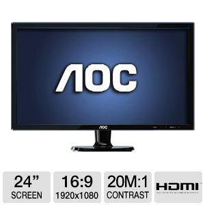 AOC I2421VWH 24.0" 1920 x 1080 60 Hz Monitor