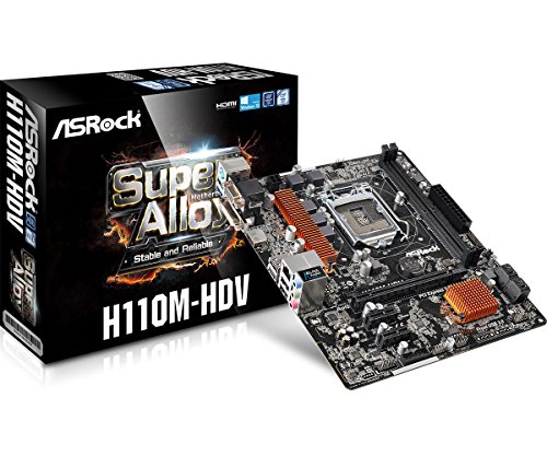 ASRock H110M-HDV Micro ATX LGA1151 Motherboard