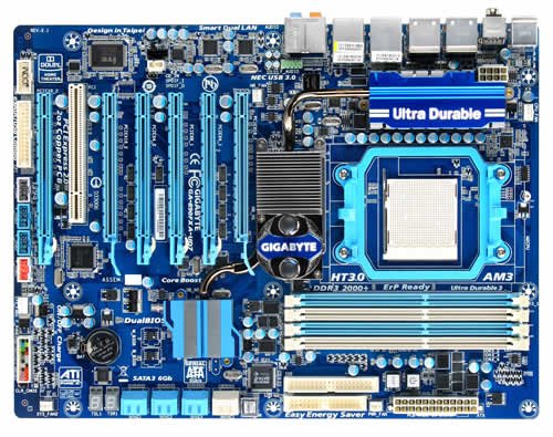 Gigabyte GA-890FXA-UD7 XL ATX AM3 Motherboard