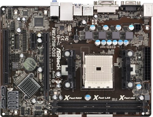 ASRock FM2A75M-DGS R2.0 Micro ATX FM2 Motherboard