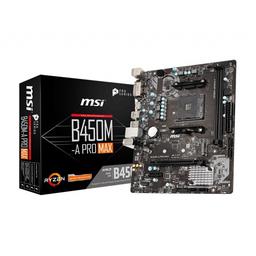 MSI B450M-A PRO MAX Micro ATX AM4 Motherboard