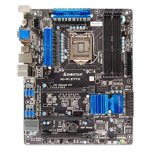 Biostar Hi-Fi Z77X 5.x ATX LGA1155 Motherboard