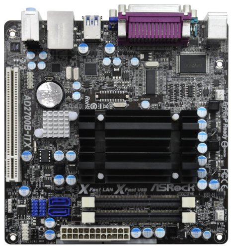 ASRock AD2700B-ITX Mini ITX Atom D2700 Motherboard