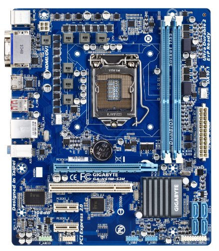 Gigabyte GA-H61M-S2H Micro ATX LGA1155 Motherboard