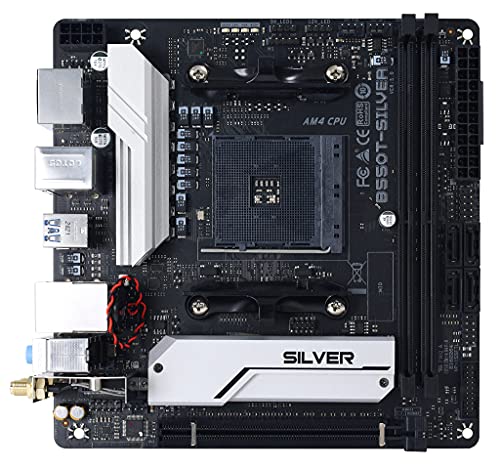 Biostar B550T-SILVER Mini ITX AM4 Motherboard