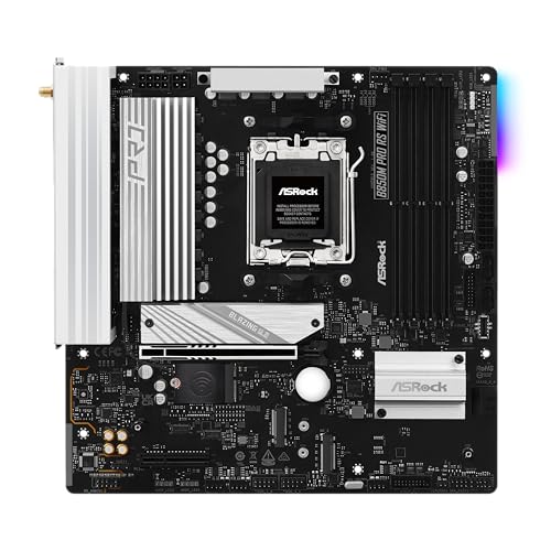 ASRock B850M Pro RS WiFi Micro ATX AM5 Motherboard