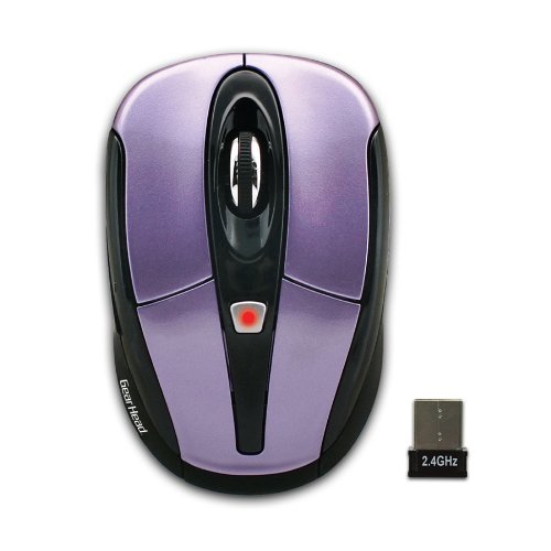 Gear Head MP2950PUR Wireless Optical Mouse