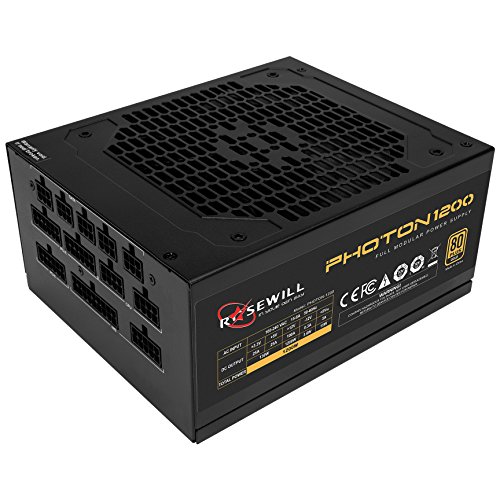 Rosewill PHOTON-1200 1200 W 80+ Gold Certified Fully Modular ATX Power Supply