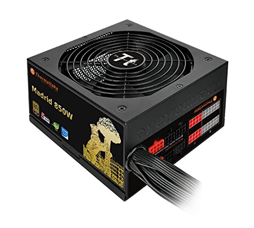 Thermaltake Madrid 850 W 80+ Gold Certified Semi-modular ATX Power Supply