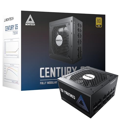 Montech CENTURY G5 750 W 80+ Gold Certified Fully Modular ATX Power Supply