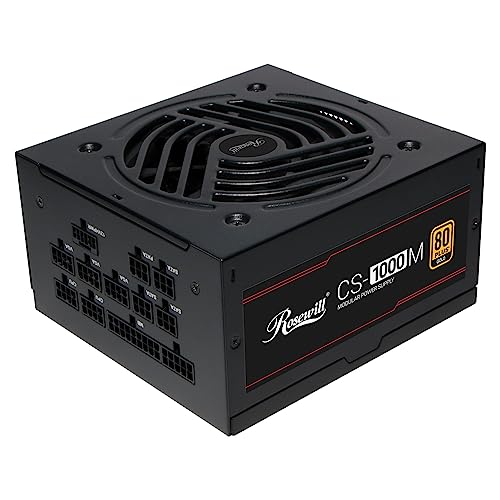 Rosewill CS-1000M 1000 W 80+ Gold Certified Fully Modular ATX Power Supply