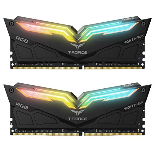 TEAMGROUP T-Force Night Hawk 16 GB (2 x 8 GB) DDR4-3600 CL18 Memory