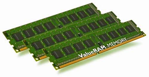 Kingston ValueRAM 3 GB (3 x 1 GB) DDR3-1333 CL9 Memory