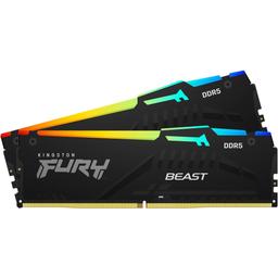 Kingston FURY Beast RGB 16 GB (2 x 8 GB) DDR5-4800 CL38 Memory
