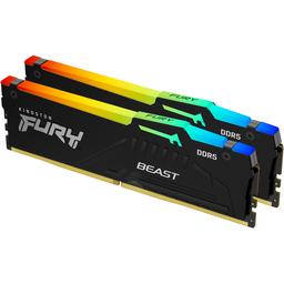 Kingston FURY Beast RGB 32 GB (2 x 16 GB) DDR5-6000 CL30 Memory