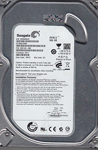 Seagate SV35.5 500 GB 3.5" 5900 RPM Internal Hard Drive