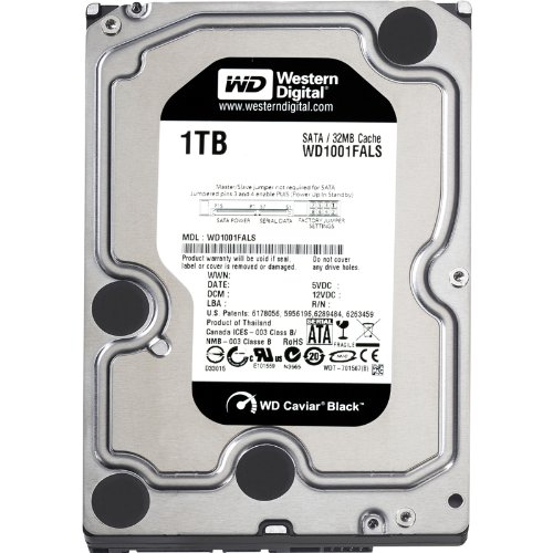 Western Digital Caviar Black 1 TB 3.5" 7200 RPM Internal Hard Drive