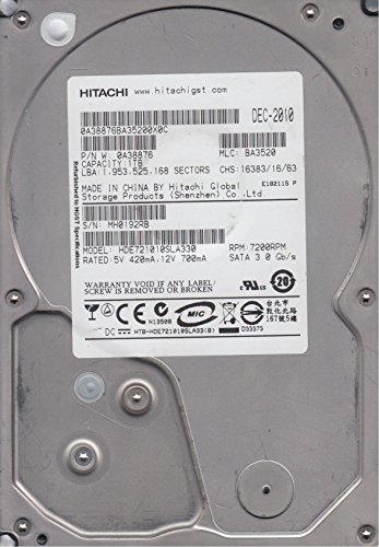 Hitachi E7K1000 1 TB 3.5" 7200 RPM Internal Hard Drive