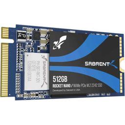 Sabrent Rocket 512 GB M.2-2242 PCIe 3.0 X4 NVME Solid State Drive