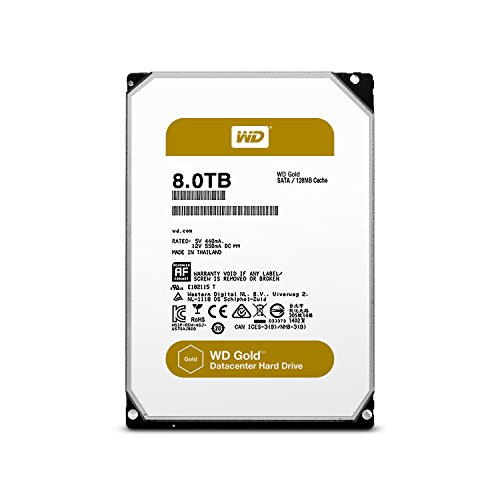 Western Digital Gold 8 TB 3.5" 7200 RPM Internal Hard Drive