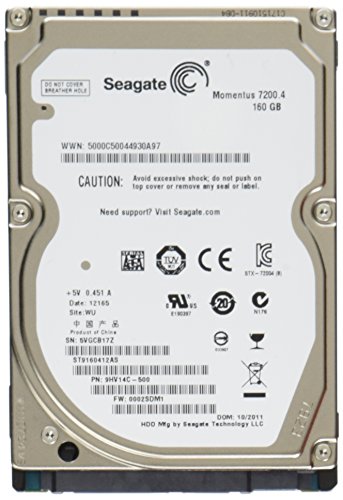 Seagate Momentus 7200.4 160 GB 2.5" 7200 RPM Internal Hard Drive